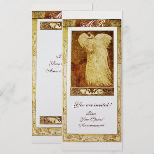 Hochzeitsliebe Pfau Monogramm Weiße Perle Einladung