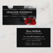 Hochzeitslieferanten Visitenkarte (Vorne/Hinten)