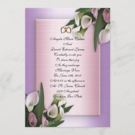 Hochzeitslilie Einladung