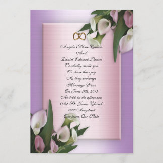 Hochzeitslilie Einladung