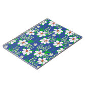 Hochzeitslima: Hintergrund der blumigen Einladung Notizblock (Linke Seite)