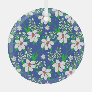 Hochzeitslima: Hintergrund der blumigen Einladung Ornament Aus Glas