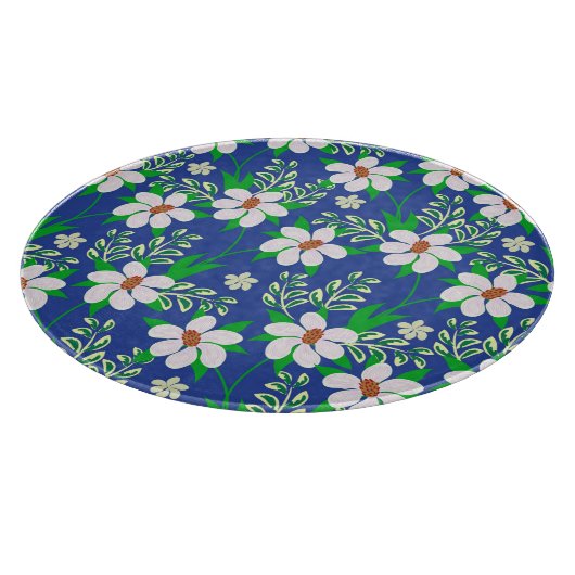 Hochzeitslima: Hintergrund der blumigen Einladung Schneidebrett (Ecke)