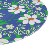 Hochzeitslima: Hintergrund der blumigen Einladung Schneidebrett (Ecke)