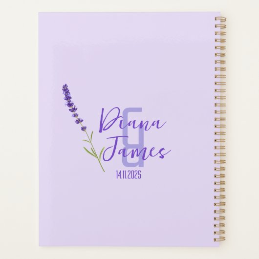 Hochzeitsliste Planer (Rückseite)