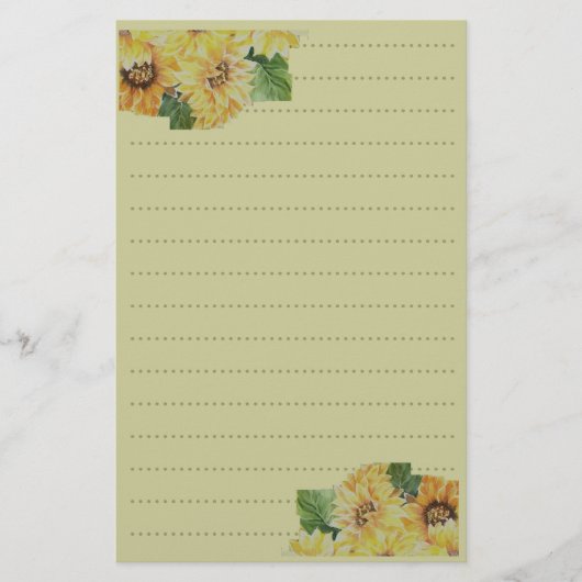 Hochzeitslistenplaner Briefpapier (Vorderseite)