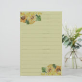 Hochzeitslistenplaner Briefpapier (Stehend Vorderseite)