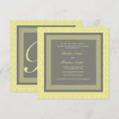 Hochzeitslobe Einladung (Vorne/Hinten)