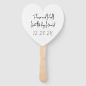 Hochzeitslüfter haben und das Sprichwort neutral h Fächer (Rückseite)