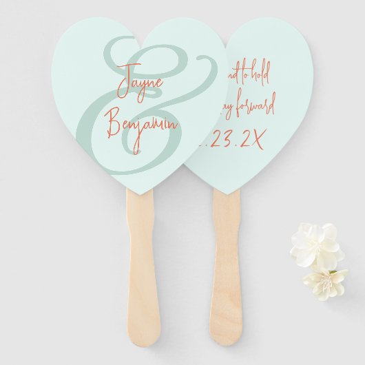 Hochzeitslüfter haben und Sprichwort halten Fächer (Vorne und Hinten)