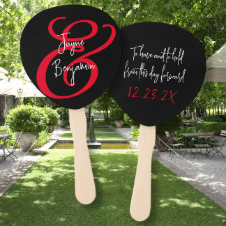 Hochzeitslüfter haben und Sprichwort schwarz halte Fächer