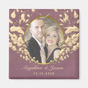 Hochzeitsmagnet als Gastgeschenk Magnet