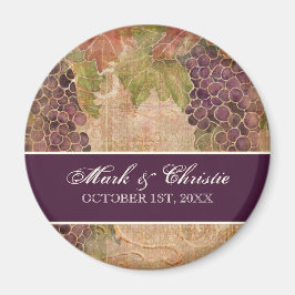 Hochzeitsmagnet für gealterte Trauben Magnet