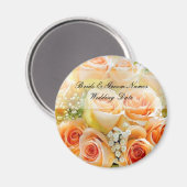 Hochzeitsmagnet Magnet (Vorderseite/Rückseite)