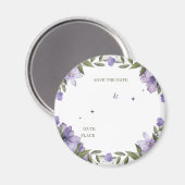 Hochzeitsmagnet Magnet (Vorderseite/Rückseite)