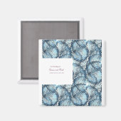 Hochzeitsmagnete Magnet (Vorderseite/Rückseite)