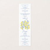 Hochzeitsmahlzeiten: Blaue und unterirdische Weink (Außenseite Aufgefaltet)