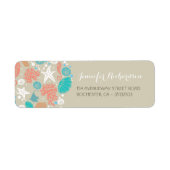 Hochzeitsmarke für den Strand (Vorne)