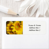 Hochzeitsmarken für Sonnenblumen (Insitu)