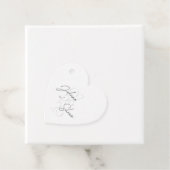 Hochzeitsmarken Geschenkanhänger (Beispiel)