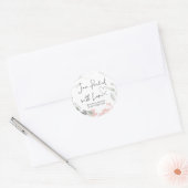 Hochzeitsmarmelade Jar Gefallen Jam verpackt mit L Runder Aufkleber (Umschlag)