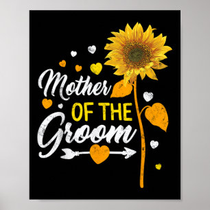 Hochzeitsmatching-T-Shirt Mutter des Justizministe Poster