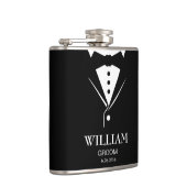 Hochzeitsmensch Groom und Trauzeugen Tuxedo Flachmann (Rechts)