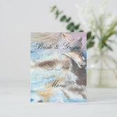 Hochzeitsmenü (Stehend Vorderseite)