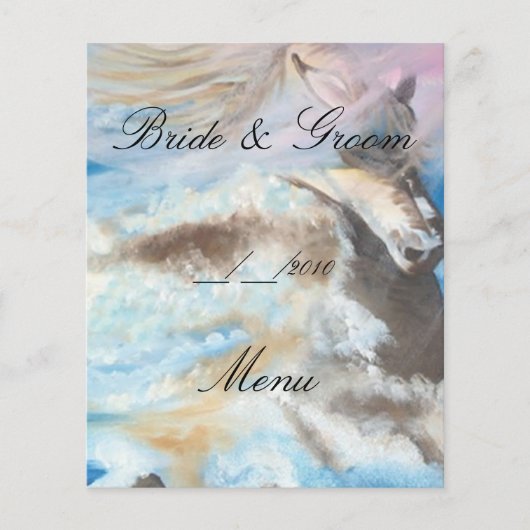 Hochzeitsmenü (Vorderseite)