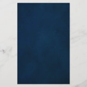 Hochzeitsmenü: Blaublütenrot - rustikale Holzgeome (Rückseite)