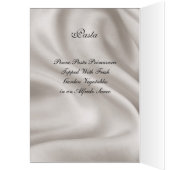 Hochzeitsmenü Cream Hochzeitsset (Innen (Links))
