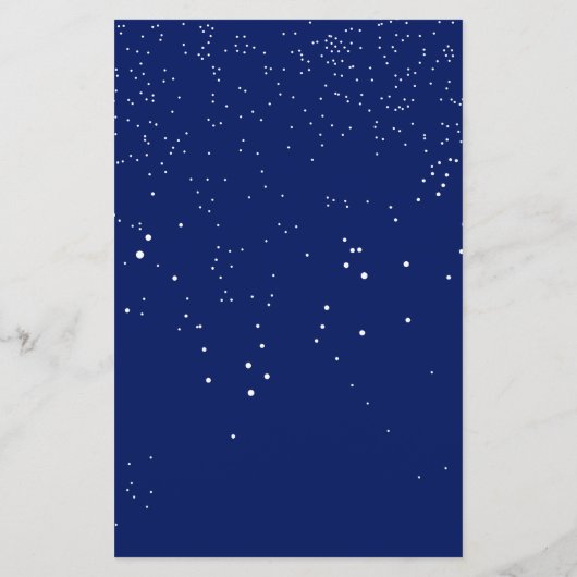 Hochzeitsmenü der botanischen Blume Dark Blue und (Rückseite)