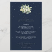 Hochzeitsmenü der Marine Snowberry+Eukalyptus 3 Co (Vorderseite)