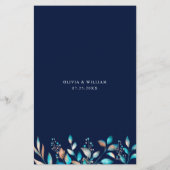 Hochzeitsmenü der Navy (Rückseite)