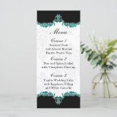 Hochzeitsmenü des Aqua Menükarte (Stehend Vorderseite)