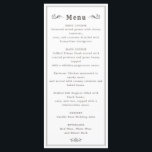 Hochzeitsmenü des Vintagen Langhornskulses im Wild Menükarte<br><div class="desc">Genießen Sie Ihr Hochzeitsessen mit unserem Vintagen Western Wedding Menu, mit charmanten Vintagen Schriftart und rustikaler Eleganz. Hinten befindet sich ein Aquarellkuh-Schädel, der mit Prärie-Blume und Blattwerk geschmückt ist und das Wesen der Landschaft einnimmt. Dieses Menü ist perfekt für das Country-musik-liebende Ehepaar geeignet und verleiht Ihrer Feier eine Touch von...</div>