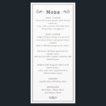Hochzeitsmenü des Vintagen Langhornskulses im Wild Menükarte<br><div class="desc">Genießen Sie Ihr Hochzeitsessen mit unserem Vintagen Western Wedding Menu, mit charmanten Vintagen Schriftart und rustikaler Eleganz. Hinten befindet sich ein Aquarellkuh-Schädel, der mit Prärie-Blume und Blattwerk geschmückt ist und das Wesen der Landschaft einnimmt. Dieses Menü ist perfekt für das Country-musik-liebende Ehepaar geeignet und verleiht Ihrer Feier eine Touch von...</div>