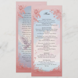 Hochzeitsmenü Einladung