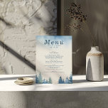 Hochzeitsmenü für Blaue Pinien Menükarte<br><div class="desc">Hochzeitsmenü für Blaue Pinien</div>