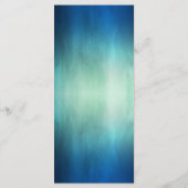 Hochzeitsmenü für Hochzeiten am Strand Menükarte (Rückseite)