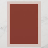 Hochzeitsmenü für Kupferrost Menükarte (Rückseite)