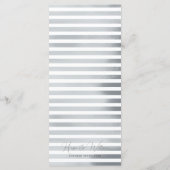 Hochzeitsmenü für Wasservögel Menükarte (Rückseite)