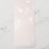 Hochzeitsmenü in Glam burgundy Kalligraphie Menükarte (Rückseite)