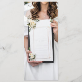 Hochzeitsmenü Menükarte