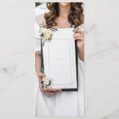 Hochzeitsmenü Menükarte (Rückseite)