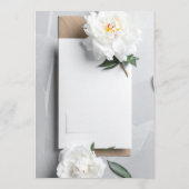 Hochzeitsmenü Menükarte (Rückseite)