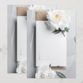 Hochzeitsmenü Menükarte (Vorne/Hinten)
