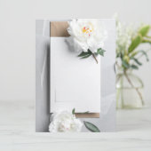 Hochzeitsmenü Menükarte (Stehend Vorderseite)