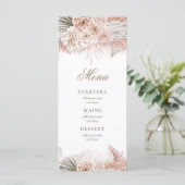 Hochzeitsmenü Menükarte (Stehend Vorderseite)