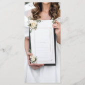 Hochzeitsmenü Menükarte (Rückseite)
